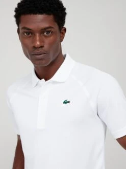 Lacoste Lightweight Ultradry Polo Shirt - White -Barbou Clothing Shop VJW7N SQ5 0000000013 WHITE MDd1
