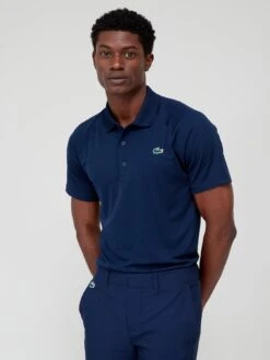 Lacoste Lightweight Ultradry Polo Shirt - Dark Blue