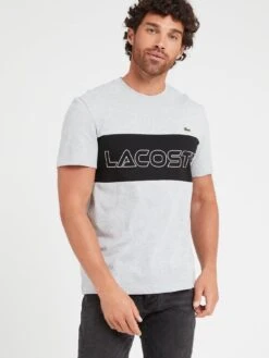 Lacoste Colour Block T-shirt - Grey