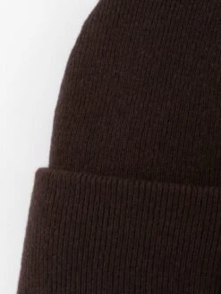 Calvin Klein Jeans Monologo Patch Non-rib Beanie -Barbou Clothing Shop VJXVG SQ5 0000000143 BROWN SLd2