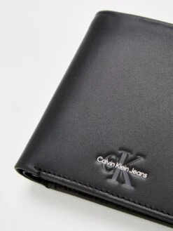 Calvin Klein Jeans Monogram Soft Bifold W/coin -Barbou Clothing Shop VJXVO SQ4 0000000004 BLACK SLd