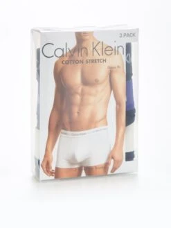 Calvin Klein 3 Pack Low Rise Trunk - Multi -Barbou Clothing Shop VJXX5 SQ4 0000000079 ASSORTED SLd1