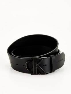 Calvin Klein Jeans Round Mono Plaque Lthr Belt 40mm