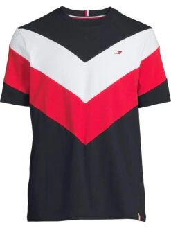 Tommy Sport Tommy Hilfiger Sport Colorblock S/s T-shirt -Barbou Clothing Shop VK12Q SQ5 0000000017 RED MDd1