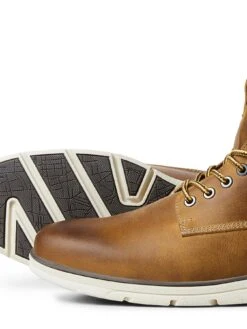Jack & Jones Jack & Jones Leather Lace Up Chukka Boots - Light Brown -Barbou Clothing Shop VK2H7 SQ5 0000001277 LIGHT BROWN SLu