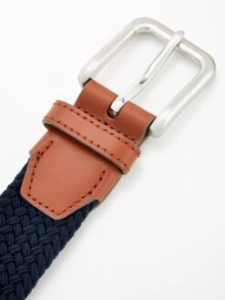 Jack & Jones Spring Woven Belt - Navy -Barbou Clothing Shop VK2HZ SQ4 0000000048 NAVY SLd1