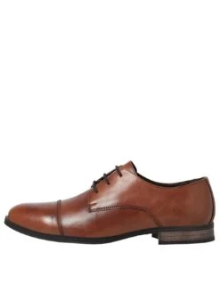 Jack & Jones Jack & Jones Raymond Leather Derby Shoes - Brown
