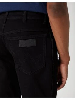 Wrangler Texas Slim Jeans - Black -Barbou Clothing Shop VK4R2 SQ4 0000000004 BLACK MDd