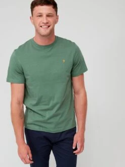 Farah Danny Short Sleeve T-shirt - Green -Barbou Clothing Shop VK90D SQ5 0000000047 GREEN MDd1