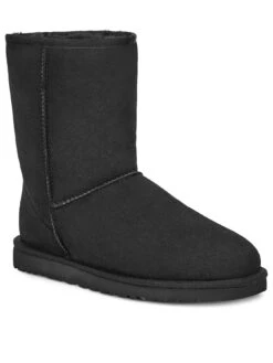 UGG Men's Classic Short Boots - Black -Barbou Clothing Shop VKDCS SQ3 0000000004 BLACK SLf