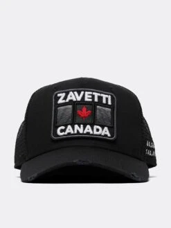 Zavetti Canada Men's Fosselli Trucker Cap - Black 