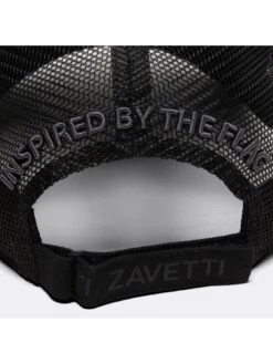 Zavetti Canada Men's Fosselli Trucker Cap - Black  -Barbou Clothing Shop VKEDD SQ5 0000000004 BLACK SLd2