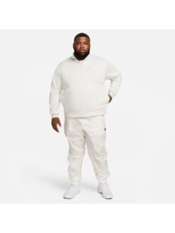 Nike Club Half Zip Top (Plus Size) - Light Grey -Barbou Clothing Shop VKLNC SQ3 0000000143 BROWN MDo