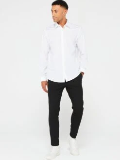 Jack & Jones Jack & Jones Marco Slim Fit Jersey Chino Trousers - Black -Barbou Clothing Shop VKNYZ SQ3 0000000004 BLACK MDo