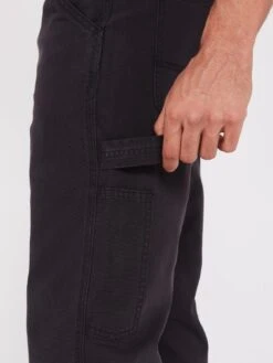 Jack & Jones Kane Loose Fit Carpenter Cargo Trousers - Black -Barbou Clothing Shop VKNZ2 SQ5 0000000004 BLACK MDd1