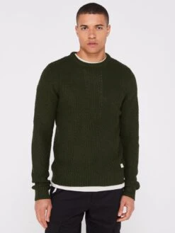 Jack & Jones Standford Knit Crew Neck Jumper - Green