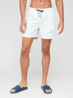 Jack & Jones Jack & Jones Palm Tree Graphic Swimshorts - Light Blue