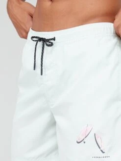 Jack & Jones Jack & Jones Palm Tree Graphic Swimshorts - Light Blue -Barbou Clothing Shop VKO2N SQ4 0000000150 LIGHT BLUE MDd