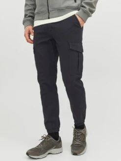 Jack & Jones Jack & Jones Marco Joe Slim Fit Cargo Trousers - Black