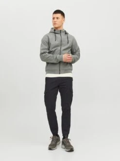 Jack & Jones Jack & Jones Marco Joe Slim Fit Cargo Trousers - Black -Barbou Clothing Shop VKO49 SQ3 0000000004 BLACK MDo