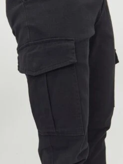 Jack & Jones Jack & Jones Marco Joe Slim Fit Cargo Trousers - Black -Barbou Clothing Shop VKO49 SQ4 0000000004 BLACK MDd
