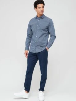 Jack & Jones Premium Stretch Slim Fit Shirt - Dark Blue -Barbou Clothing Shop VKO5I SQ3 0000000354 DARK BLUE MDo