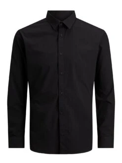 Jack & Jones Long Sleeve Slim Fit Shirt - Navy -Barbou Clothing Shop VKO5Y SQ4 0000000004 BLACK MDd
