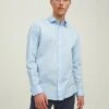 Jack & Jones Long Sleeve Slim Fit Shirt - Light Blue