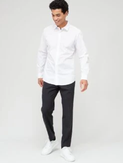 Jack & Jones Long Sleeve Slim Fit Shirt - White -Barbou Clothing Shop VKO60 SQ3 0000000013 WHITE MDo