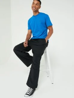 Jack & Jones Jack & Jones Parachute Wide Leg Trousers - Black -Barbou Clothing Shop VKO6S SQ3 0000000004 BLACK MDo