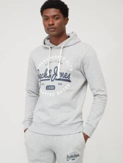 Jack & Jones Jack & Jones Graphic Logo Tracksuit - Light Grey -Barbou Clothing Shop VKP39 SQ3 0000000215 LIGHT GREY MDo