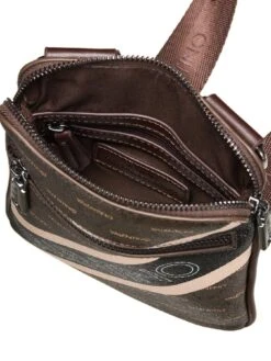 Valentino Bags Valentino Aron Monogram Cross Body Bag -Barbou Clothing Shop VKPSO SQ5 0000000143 BROWN SLi