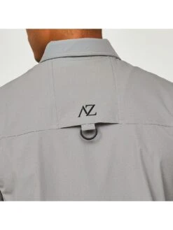 Alessandro Zavetti Mazzola Woven Cargo Overshirt - Grey  -Barbou Clothing Shop VKPUR SQ6 0000000070 DARK GREY MDd2