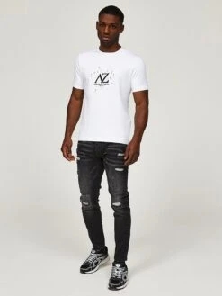 Alessandro Zavetti Bondini Slim Fit Denim Jean -Barbou Clothing Shop VKPUX SQ3 0000000004 BLACK MDo