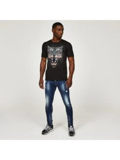 Alessandro Zavetti Growler Paint T-shirt - Black -Barbou Clothing Shop VKPYT SQ3 0000000004 BLACK MDo