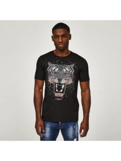 Alessandro Zavetti Growler Paint T-shirt - Black -Barbou Clothing Shop VKPYT SQ5 0000000004 BLACK MDd1