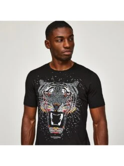 Alessandro Zavetti Growler Paint T-shirt - Black -Barbou Clothing Shop VKPYT SQ6 0000000004 BLACK MDd2