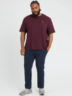 Lyle & Scott Lyle & Scott Big & Tall Plain T-Shirt - Dark Red 7 Lyle & Scott Lyle & Scott Big & Tall Plain T-Shirt - Dark Red -Barbou Clothing Shop VKRZ7 SQ3 0000000315 DARK RED MDo