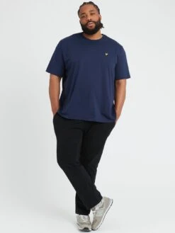 Lyle & Scott Lyle & Scott Big & Tall Plain T-Shirt - Navy -Barbou Clothing Shop VKRZ8 SQ3 0000000048 NAVY MDo