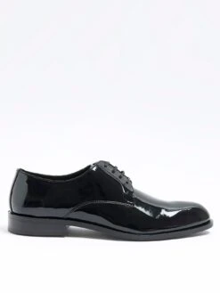 River Island Party Derby Shoe - Black