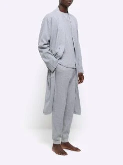 River Island River Island Waffle Robe -Barbou Clothing Shop VKUK9 SQ3 0000000005 GREY MDo