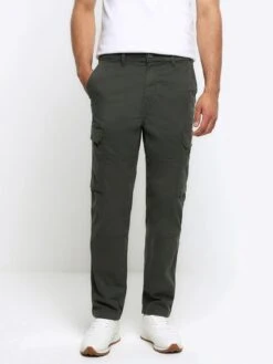 River Island Supernova Cargo Trouser - Khaki