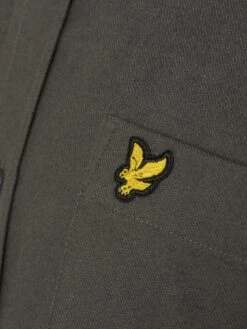 Lyle & Scott Lyle & Scott Plain Flannel Shirt - Dark Grey -Barbou Clothing Shop VKUPB SQ4 0000000070 DARK GREY MDd