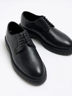 River Island Chunky Derby Shoe - Black -Barbou Clothing Shop VKUPL SQ6 0000000004 BLACK SLd