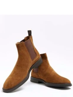 River Island Smart Gusset Chelsea Boot - Brown -Barbou Clothing Shop VKUPM SQ5 0000000143 BROWN SLt