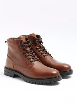River Island River Island Padded Collar Boot -Barbou Clothing Shop VKUPO SQ4 0000000143 BROWN SLf