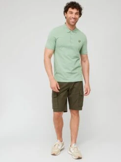 Lyle & Scott Lyle & Scott Plain Polo Shirt - Light Green -Barbou Clothing Shop VKUPT SQ3 0000003112 LIGHT GREEN MDo