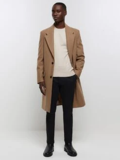 River Island Essential Crew Jumper -Barbou Clothing Shop VKUQA SQ3 0000016344 LIGHT NATURAL MDo