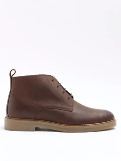 River Island Casual Chukka Boot - Dark Brown