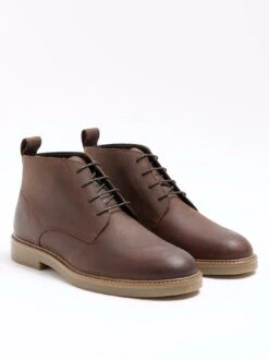 River Island Casual Chukka Boot - Dark Brown -Barbou Clothing Shop VKUU2 SQ4 0000000014 DARK BROWN SLf